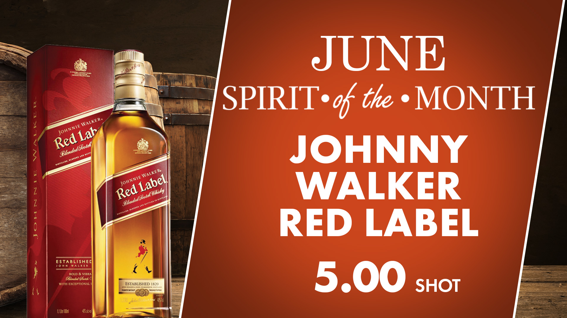 Spirit Of The Month – Johnny Walker Red Label